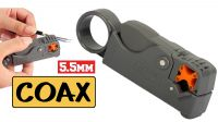 Descarnador para cabo coaxial