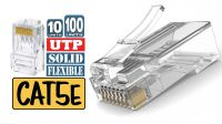 Conector UTP RJ45 M Cat. 5e (10 u.).