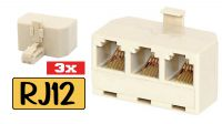 Adaptador RJ 12 6 conductores