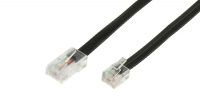 Cable adaptador Telefono/Fax RJ12 - RJ45 Negro 3m