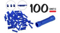 Conjunto de 100 terminales tipo unión 1.5mm - 2.5mm Azul