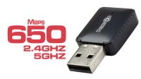 Adaptador USB Wireless N + Bluetooth 4.2 2.4GHz/5GHz 650MB/s