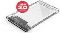 Caja externa 2.5" Argus transparente HDD SataIII USB 3.0