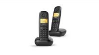 Telefone sem fios Gigaset A270 Duo preto