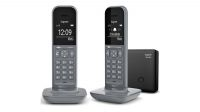 Telefone s/fios Gigaset CL390 negro/cinza