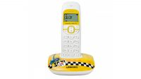 Telefone sem fios Logicom Soly 150 NY Art branco/amarelo