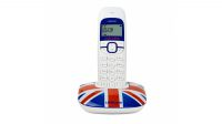 Telefone sem fios Logicom Soly 150 UK Art branco/azul