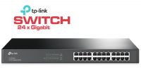 Switch 19" TP-Link TL-SG1024 switch 24p. Gigabit rack
