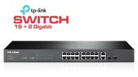 Switch TP-Link TL-SG2218 16p. Gigabit+2P SFP Gestão 802.1x