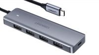 Hub USB Ugreen CM473 USB-C - 4x USB 3.0 gris