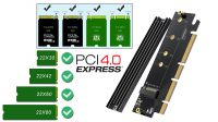 Controladora Ugreen CM465 PCI-E 4.0 M.2 NVMe SSD com dissipador
