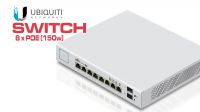 Switch 8 puertos Ubiquiti UniFi (US-8-150W)