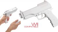 Pistola branca para consola Wii