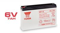 Bateria Yuasa NP7-6 chumbo ácido 6V 7Ah