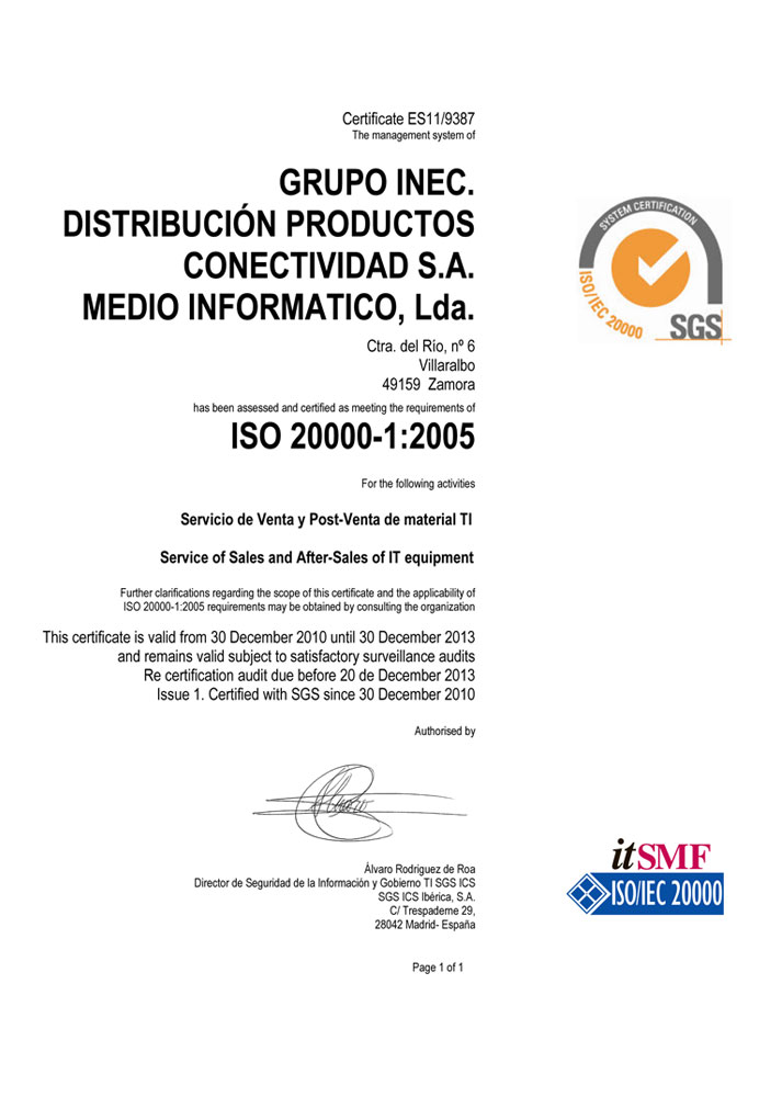 ISO/IEC 20000